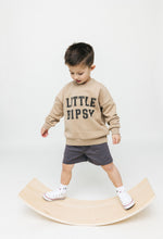 Load image into Gallery viewer, Little Bipsy Collegiate Crew- Tan