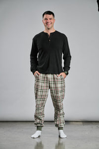 Adult Lounge Jogger - Plaid