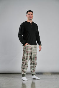 Adult Lounge Jogger - Plaid