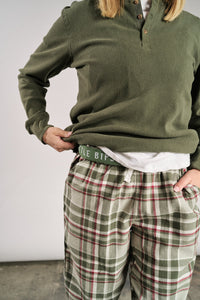 Adult Lounge Jogger - Plaid