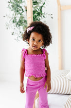 Load image into Gallery viewer, Tickled Pink Smocked Tank Set