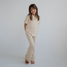 Load image into Gallery viewer, Wavy Checker | Girl&#39;s Flare Set