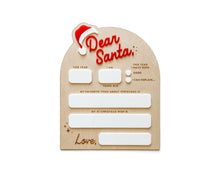 Load image into Gallery viewer, DEAR SANTA DRY ERASE SIGN