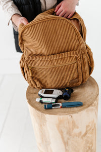 The Play Date Mini Backpack- Camel