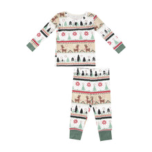 Load image into Gallery viewer, L/S Loungewear Set - Reindeer Fair Isle