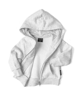 Load image into Gallery viewer, Classic Zip Hoodie - Light Heather Grey