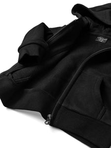 Classic Zip Hoodie - Black