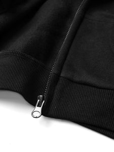 Classic Zip Hoodie - Black