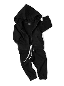 Classic Zip Hoodie - Black