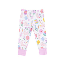 Load image into Gallery viewer, Short Sleeve Loungewear Set - Easter Bunnies Pink