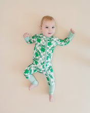 Load image into Gallery viewer, Bamboo Zip Romper | Lucky Shamrock