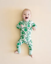 Load image into Gallery viewer, Bamboo Zip Romper | Lucky Shamrock