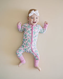 Bamboo Zip Romper | Shamrock & Bows