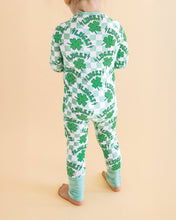 Load image into Gallery viewer, Bamboo Zip Romper | Lucky Shamrock