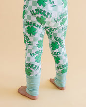 Load image into Gallery viewer, Bamboo Zip Romper | Lucky Shamrock