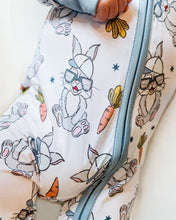 Load image into Gallery viewer, Bamboo Zip Romper | Rad Bunny