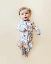 Load image into Gallery viewer, Bamboo Zip Romper | Rad Bunny