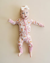 Load image into Gallery viewer, Bamboo Zip Romper | Easter Hop