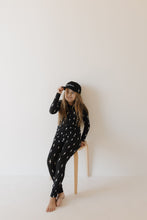 Load image into Gallery viewer, Bamboo Two Piece Pajamas | Midnight Lightning Bolt