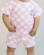 Load image into Gallery viewer, Checkered Shorts Set | Pink