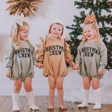 Load image into Gallery viewer, Christmas Crew Sweatshirt Romper - more colors