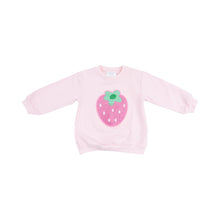 Load image into Gallery viewer, Oversize Applique Sweatshirt + Leggings - Strawberry Swiss Dot French Terry