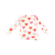 Load image into Gallery viewer, Ruffle Shoulder Top - Big Hearts