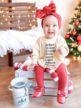 Load image into Gallery viewer, Reindeer Names Sweatshirt Romper