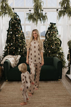 Load image into Gallery viewer, Bamboo Zip Pajamas | Gingerbread