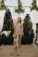 Load image into Gallery viewer, Bamboo Zip Pajamas | Gingerbread