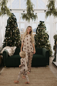 Bamboo Zip Pajamas | Gingerbread