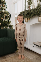 Load image into Gallery viewer, Bamboo Two Piece Pajamas | Gingerbread