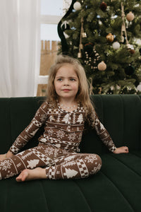 Bamboo Two Piece Pajamas | Forever Fair Isle