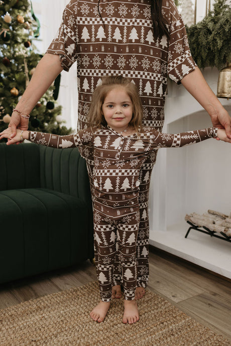 Bamboo Two Piece Pajamas | Forever Fair Isle