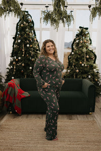 Women's Bamboo Pajamas | Candy Cane Lane