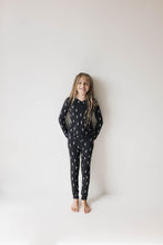 Load image into Gallery viewer, Bamboo Two Piece Pajamas | Midnight Lightning Bolt