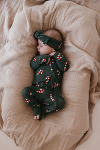 Bamboo Zip Pajamas | Candy Cane Lane