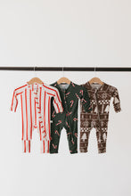 Load image into Gallery viewer, Bamboo Zip Pajamas | the Claus