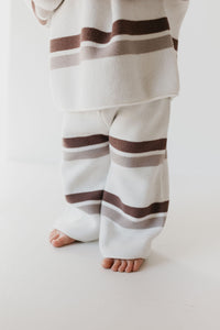 Knit Pant Set | Woodland Stripe