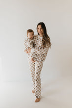 Load image into Gallery viewer, Knit Pant Set | Into the Woods Checkerboard