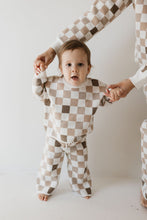 Load image into Gallery viewer, Knit Pant Set | Into the Woods Checkerboard