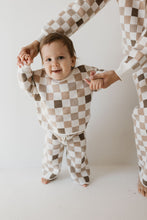 Load image into Gallery viewer, Knit Pant Set | Into the Woods Checkerboard