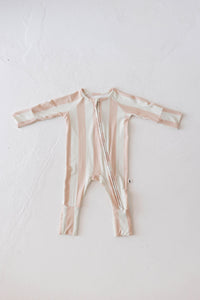 Bamboo Zip Pajamas | Candy Stripe