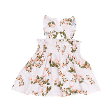 Load image into Gallery viewer, Ruffle Strap Smocked Top and Diaper Cover - Floating Magnolia