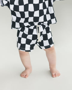 Shorts Set | Wavy Checkered