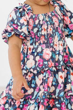 Load image into Gallery viewer, Beauty in Bloom Smocked Ruffle Dress