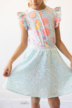 Load image into Gallery viewer, Aqua Sequin Twirl Skirt