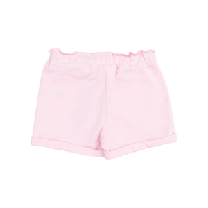 French Terry Paperbag Shorts - Pink