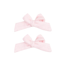 Load image into Gallery viewer, 2 Pack Hair Bow with Clip - Solid Classic Pink