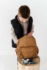 The Play Date Mini Backpack- Camel